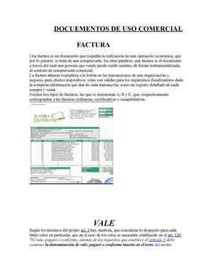 Documentos De Uso Comercial