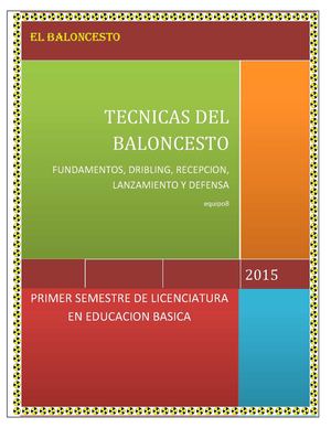 Tecnicas Del Baloncesto