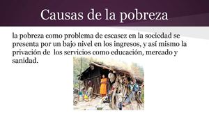 Causas de La Pobreza