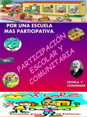 PARTICIPACIÓN ESCOLAR Y COMUNITARIA