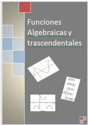 Funciones  Algebraicas