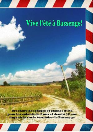 Brochure Ete Stages Vacances Bassenge Pdf 2015