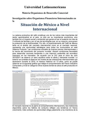 Equipo 1 Organismos Desarrollo Comercial