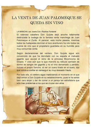 prova quijote news