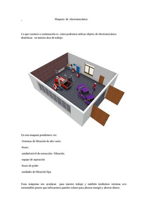 Maqueta De Electromecánica