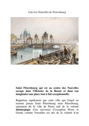 Gogol Nouvelles De Petersbourg