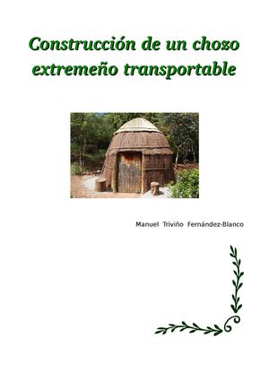 construcción de un chozo extremeño transportable