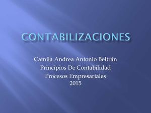 Contabilizaciones