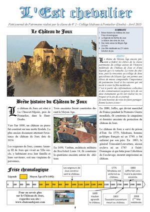 2P 25 - Collège André Malraux 6ème