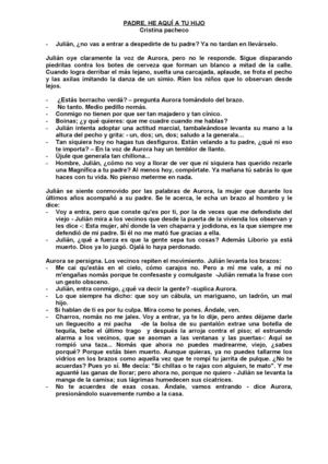 Padre He Aqui A Tu Hijo