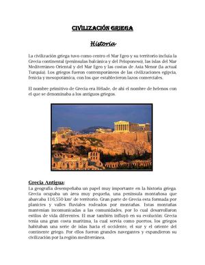 Civilizacion Griega
