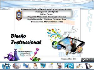 Diseño Instruccional Expo (Garcia Y Moreira) Modelos Assure Y Addie