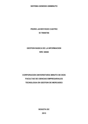 Sistema Genesis Uniminuto