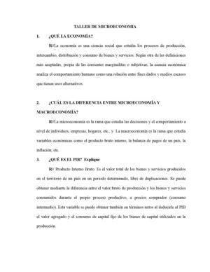 Taller De Microeconomia Yuliana Vera