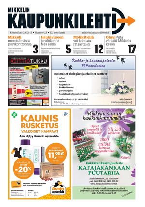 Mikkelin Kaupunkilehti 23/2015