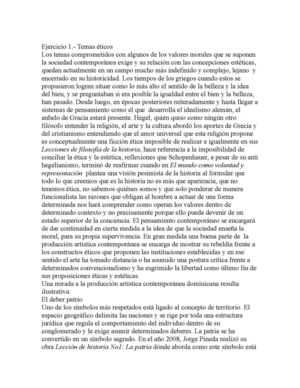 Ética y Estética en el Arte Contemporaneo