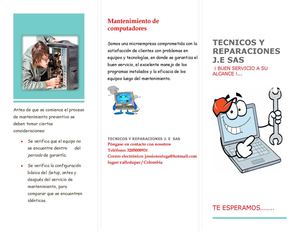 Mantenimiento Jossie