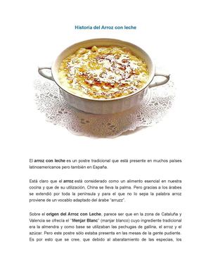 Arroz Con Leche
