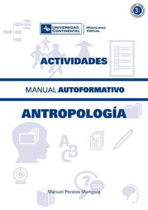 ANTROPOLOGIA ACTIVIDADES