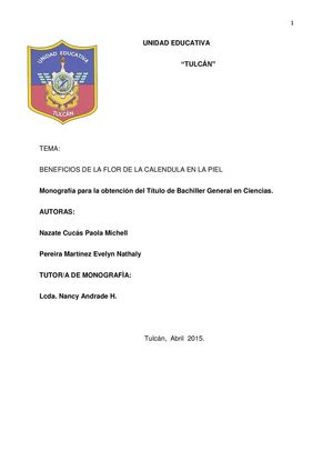 Monografìa Completa