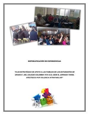 Trabajo Final Del Proceso De Sistematización