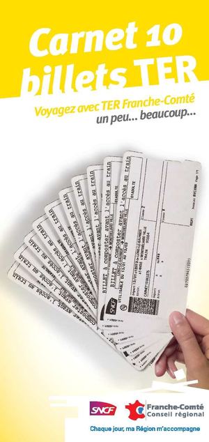 Calam o Carnet 10 Billets TER Calam o Carnet 10 Billets TER