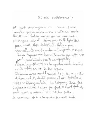 Els Nens Superherois Escola Wagner