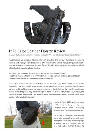Falco Leather Holster It.95 Review