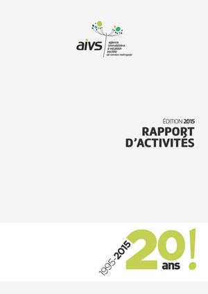 Rapport d'Activités 2014 | AIVS de Rennes Métropole