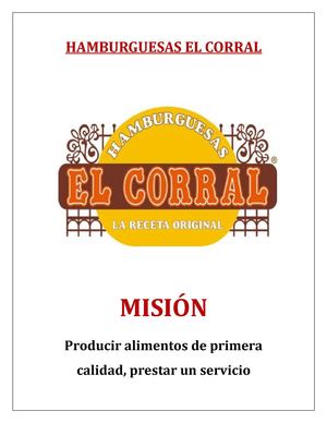 Hamburguesas El Corral Direccion