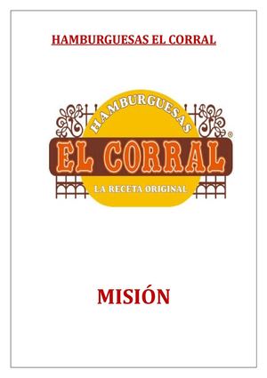 Hamburguesas El Corral Direccion