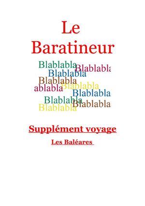 Voyage Aux Baléares 2015