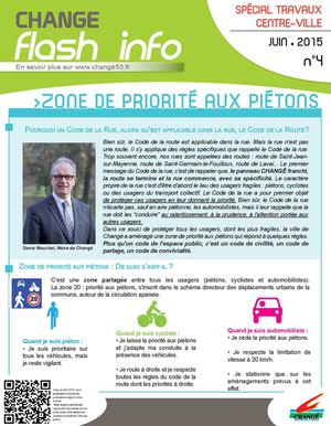 Flash info spécial "Travaux du centre-ville" n°4
