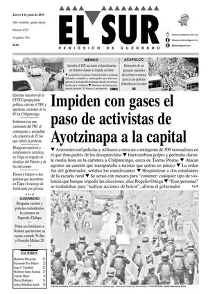 El Sur Jueves 04062015