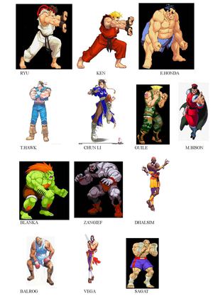 Street Fighter Fuego Rol
