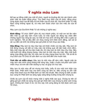 Ý Nghĩa Màu Lam