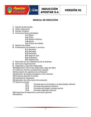 Manual De Induccion