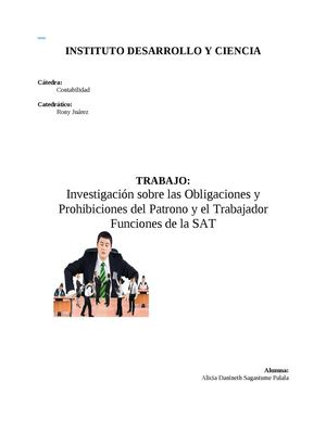 Obligaciones Del Patrono