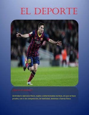 Qué Es El Deporte