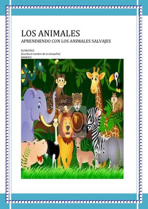 Animales Salvajes