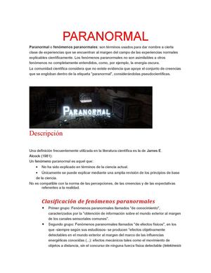 Paranormal