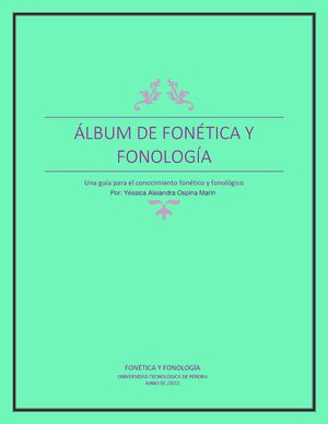 Álbum de fonética y fonología