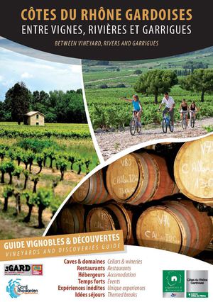 Livret Vignobles et Découvertes Côtes du Rhône Gardoises2015