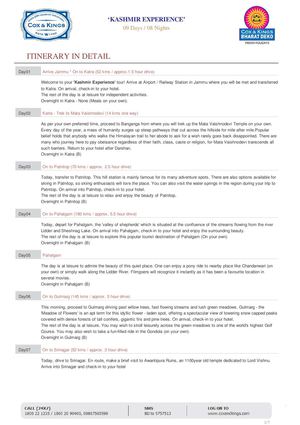 Kashmir Tour & Holiday Packages with Cox & Kings