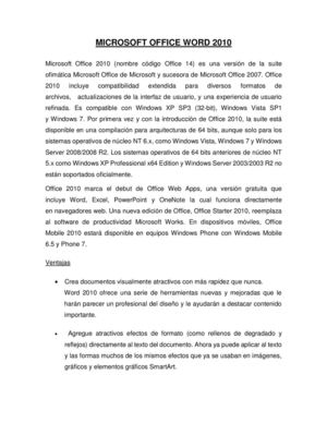 Microsoft Office Word Diferencias