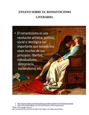 Ensayo De Literatura