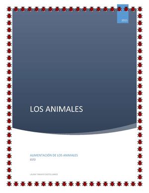 Clasificación De Los Animales Según Su Alimentación