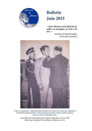 Bulletin information Mémoire Mermoz juin 2015