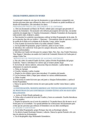 Funciones Avanzadas de Word