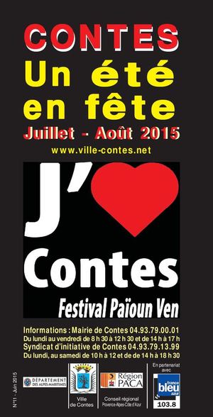 Brochure 2015 du Festival Païoun Ven